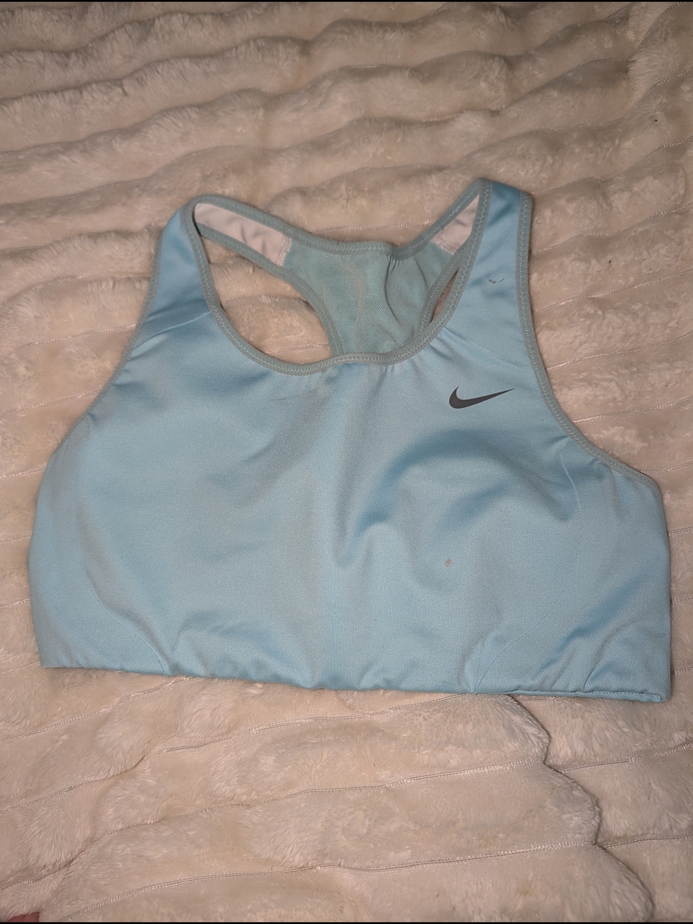 Nike Light Blue Racerback Sports Bra